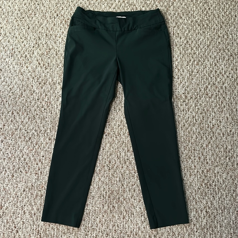 Dark Green. Women’s Work Pant, Women’s Dress Pant.